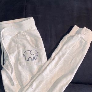 Womens Ivory Ella Sweatpants